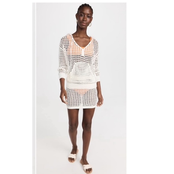 Solid & Striped The Ronnie Skirt in BLACK- S,M - Picture 3 of 7